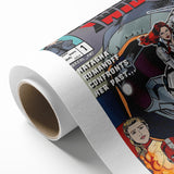 Vintage Comics Wall Art – Black Widow Retro Superhero Poster