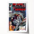 Vintage Comics Wall Art – Black Widow Retro Superhero Poster