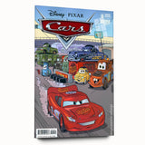 Vintage Comics Wall Art – Disney Pixar Cars Retro Racing Poster