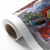 Vintage Comics Wall Art – Disney Pixar Cars Retro Racing Poster