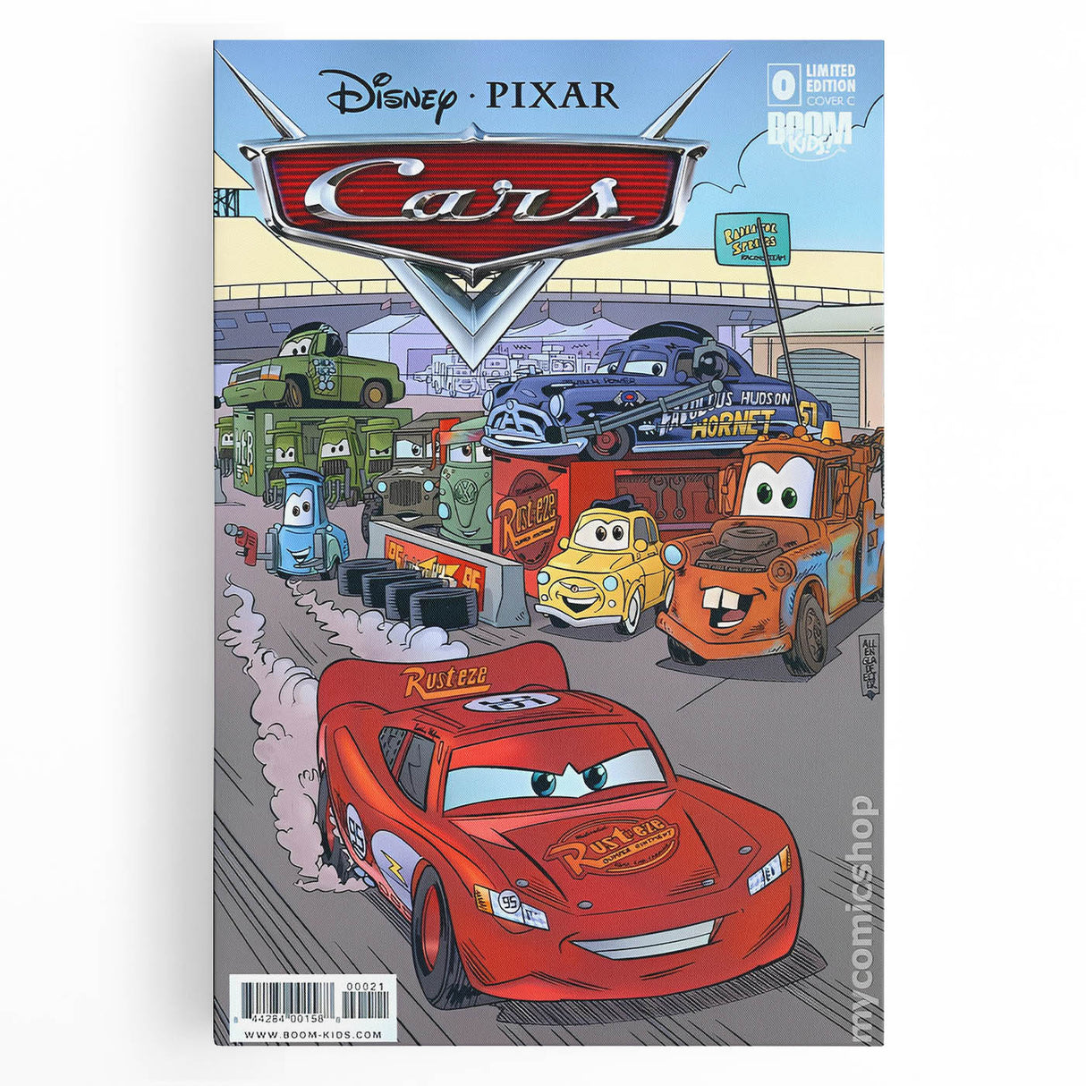 Vintage Comics Wall Art – Disney Pixar Cars Retro Racing Poster
