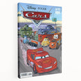 Vintage Comics Wall Art – Disney Pixar Cars Retro Racing Poster