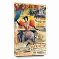 Vintage Exhibition Poster – Locomotion Automobile Retro Art Print