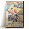Vintage Exhibition Poster – Locomotion Automobile Retro Art Print