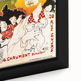 Vintage Exhibition Poster – Le Quartier Cabaret Retro Art Print