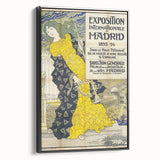 Vintage Exhibition Poster – Madrid 1893 Retro Art Print