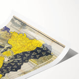 Vintage Exhibition Poster – Madrid 1893 Retro Art Print