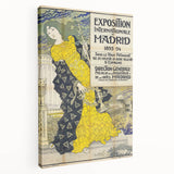 Vintage Exhibition Poster – Madrid 1893 Retro Art Print