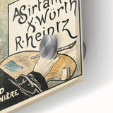 Vintage Exhibition Poster – Asirtaine, X. Würth, R. Heintz Retro Art Print