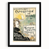 Vintage Exhibition Poster – Asirtaine, X. Würth, R. Heintz Retro Art Print