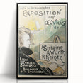 Vintage Exhibition Poster – Asirtaine, X. Würth, R. Heintz Retro Art Print
