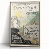 Vintage Exhibition Poster – Asirtaine, X. Würth, R. Heintz Retro Art Print