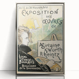 Vintage Exhibition Poster – Asirtaine, X. Würth, R. Heintz Retro Art Print