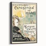 Vintage Exhibition Poster – Asirtaine, X. Würth, R. Heintz Retro Art Print