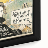 Vintage Exhibition Poster – Asirtaine, X. Würth, R. Heintz Retro Art Print