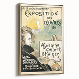 Vintage Exhibition Poster – Asirtaine, X. Würth, R. Heintz Retro Art Print