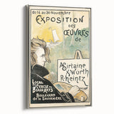 Vintage Exhibition Poster – Asirtaine, X. Würth, R. Heintz Retro Art Print