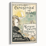 Vintage Exhibition Poster – Asirtaine, X. Würth, R. Heintz Retro Art Print