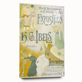 Vintage Exhibition Poster – H.G. Ibels Retro Art Print