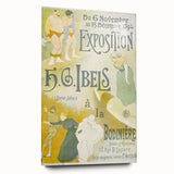 Vintage Exhibition Poster – H.G. Ibels Retro Art Print