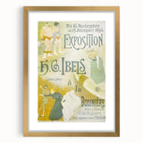 Vintage Exhibition Poster – H.G. Ibels Retro Art Print