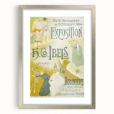 Vintage Exhibition Poster – H.G. Ibels Retro Art Print