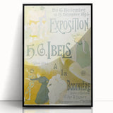 Vintage Exhibition Poster – H.G. Ibels Retro Art Print