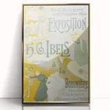 Vintage Exhibition Poster – H.G. Ibels Retro Art Print