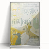 Vintage Exhibition Poster – H.G. Ibels Retro Art Print