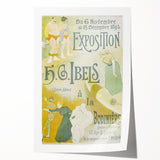 Vintage Exhibition Poster – H.G. Ibels Retro Art Print