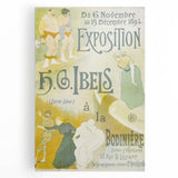 Vintage Exhibition Poster – H.G. Ibels Retro Art Print