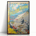 Vintage Exhibition Poster – Exposition Mondaine Retro Art Print
