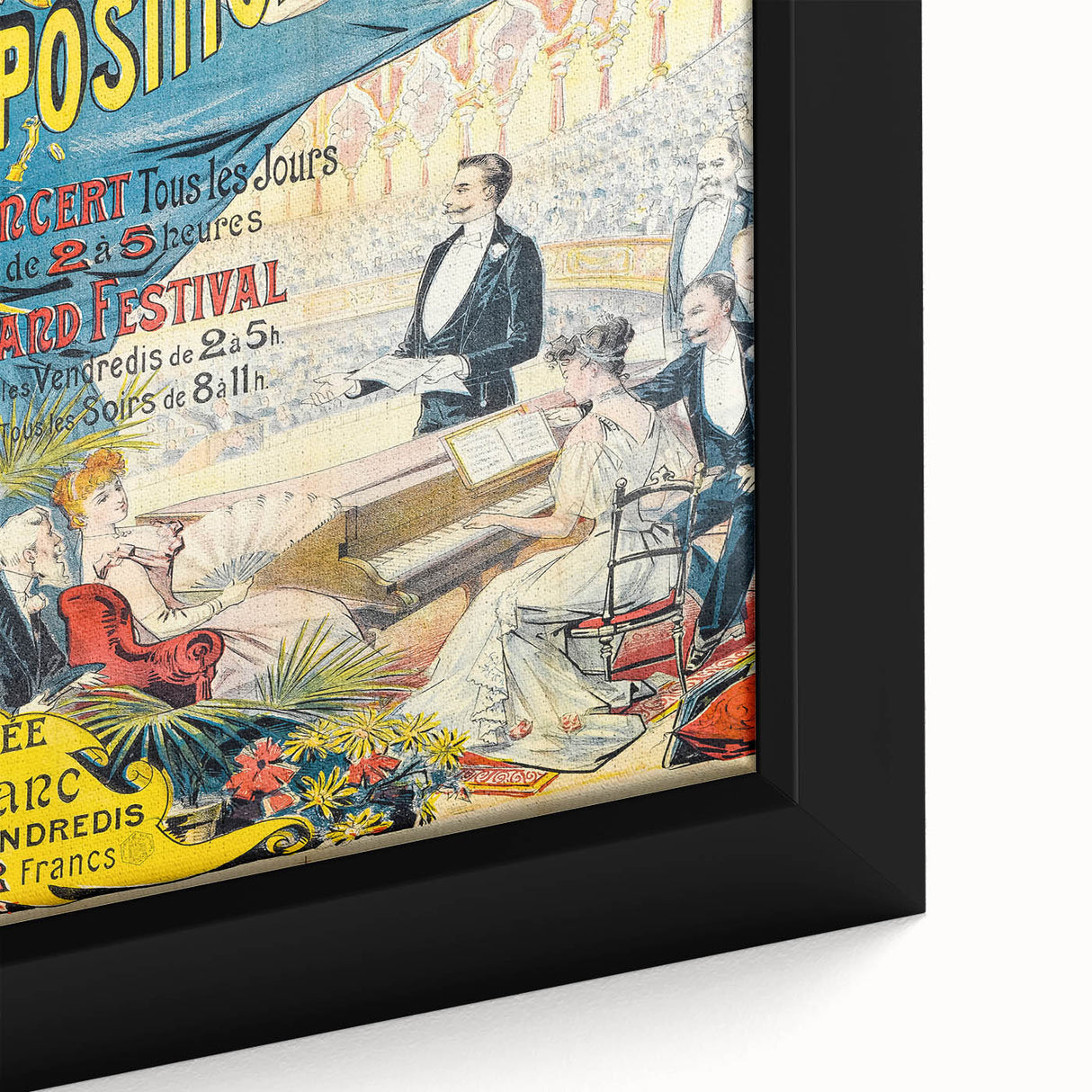 Vintage Exhibition Poster – Exposition Mondaine Retro Art Print