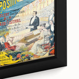 Vintage Exhibition Poster – Exposition Mondaine Retro Art Print