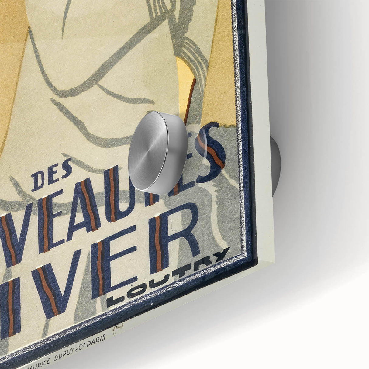 Vintage Exhibition Poster – Nouveautés d'Hiver Retro Art Print
