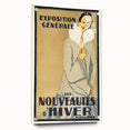 Vintage Exhibition Poster – Nouveautés d'Hiver Retro Art Print