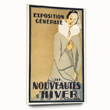 Vintage Exhibition Poster – Nouveautés d'Hiver Retro Art Print
