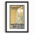 Vintage Exhibition Poster – Nouveautés d'Hiver Retro Art Print