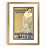 Vintage Exhibition Poster – Nouveautés d'Hiver Retro Art Print