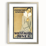 Vintage Exhibition Poster – Nouveautés d'Hiver Retro Art Print