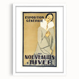 Vintage Exhibition Poster – Nouveautés d'Hiver Retro Art Print