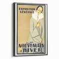 Vintage Exhibition Poster – Nouveautés d'Hiver Retro Art Print