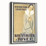 Vintage Exhibition Poster – Nouveautés d'Hiver Retro Art Print