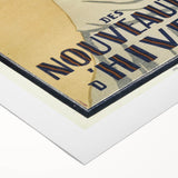 Vintage Exhibition Poster – Nouveautés d'Hiver Retro Art Print