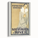 Vintage Exhibition Poster – Nouveautés d'Hiver Retro Art Print