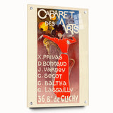 Vintage Exhibition Poster – Cabaret des Arts Retro Art Print