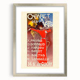 Vintage Exhibition Poster – Cabaret des Arts Retro Art Print
