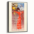 Vintage Exhibition Poster – Cabaret des Arts Retro Art Print