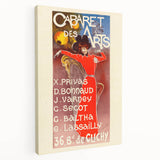 Vintage Exhibition Poster – Cabaret des Arts Retro Art Print