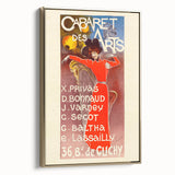 Vintage Exhibition Poster – Cabaret des Arts Retro Art Print